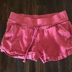 LONDONJEAN Pink Athletic Shorts